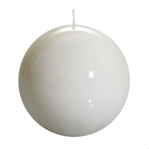 New Large Graziani Meloria White Ball Candle